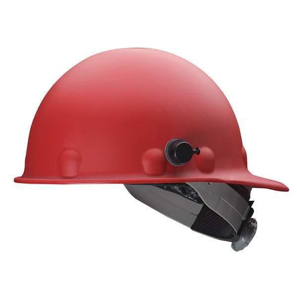 Front Brim Hard Hat, Type 1, Class G, Ratchet (8-Point), Red