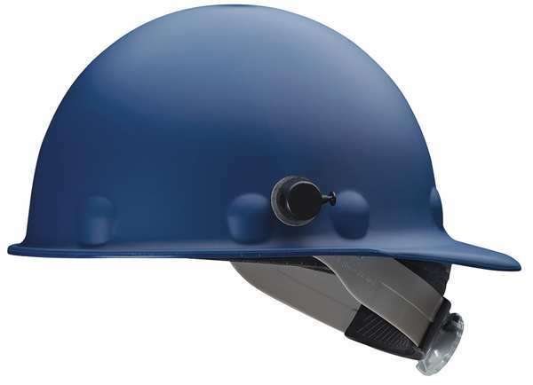 Front Brim Hard Hat, Type 1, Class G, Ratchet (8-Point), Blue