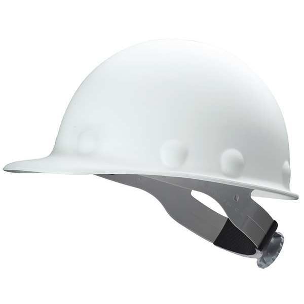 Front Brim Hard Hat, Type 1, Class G, Ratchet (8-Point), White