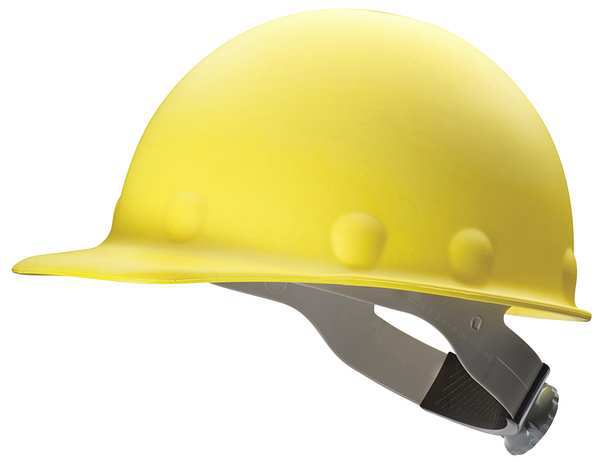 Front Brim Hard Hat, Type 1, Class G, Ratchet (8-Point), Yellow