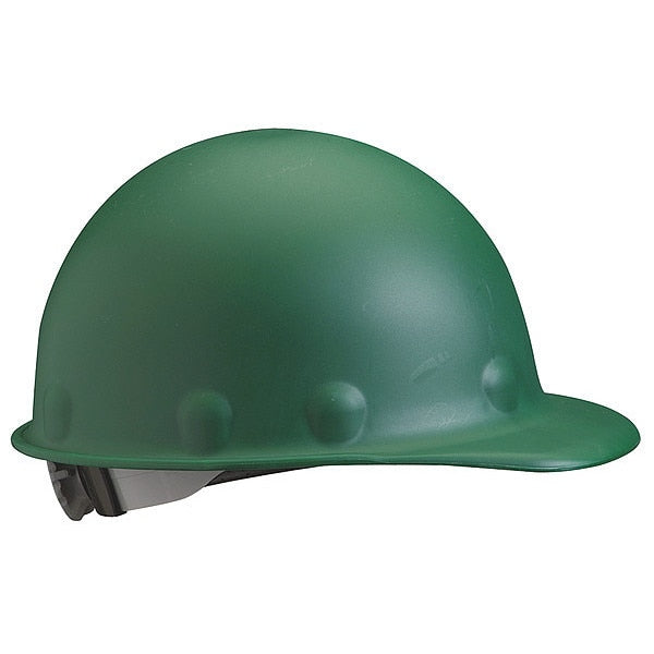 Front Brim Hard Hat, Type 1, Class G, Ratchet (8-Point), Green