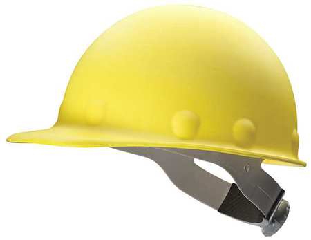 Front Brim Hard Hat, Type 1, Class G, Ratchet (8-Point), Yellow