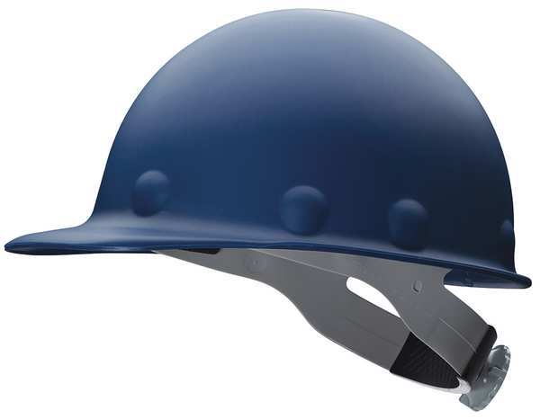 Front Brim Hard Hat, Type 1, Class G, Ratchet (8-Point), Blue