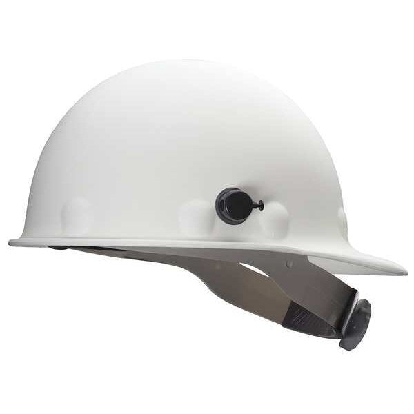 Front Brim Hard Hat, Type 1, Class G, Ratchet (8-Point), White