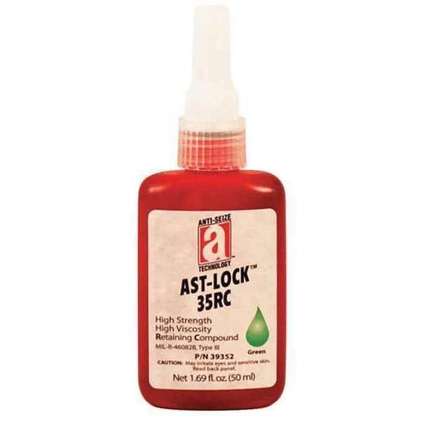 Retaining Compound, 35RC Series, Green, Liquid, High Strength, 50ml Bottle