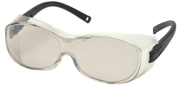 Safety Glasses, OTG I/O Mirror Polycarbonate Lens, Scratch-Resistant