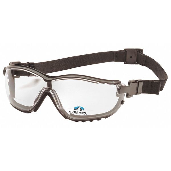 Bifocal Reading Safety Goggles, Clear Anti-Fog Lens, V2G Series