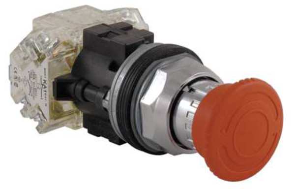 Non-Illuminated Push Button, 30 mm, 2NO/2NC, Red