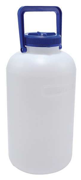 Carboy, Wide Mouth, 10L, HDPE, Translucent