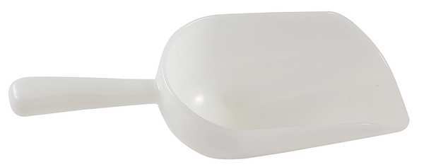 Scoop, Rounded, HDPE, 250mL, White, PK5