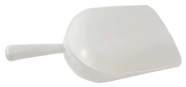 Scoop, Rounded, HDPE, 1500mL, White, PK5