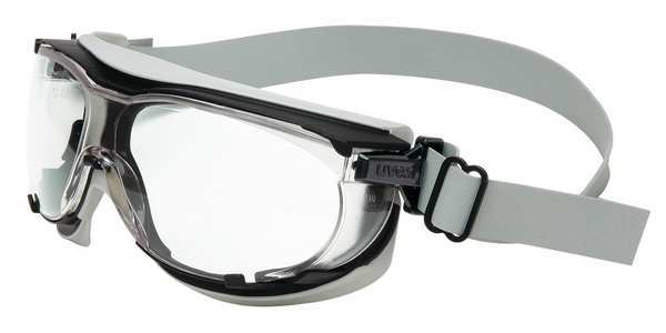 Safety Goggles, Clear Anti-Fog, Scratch-Resistant Lens, Uvex Carbonvision Series