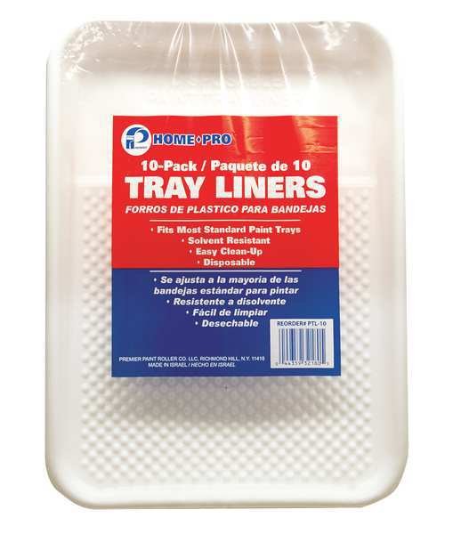 Plastic Paint Tray Liner, 1 qt, 15 1/2