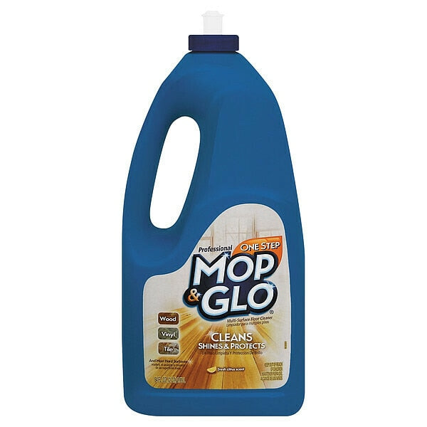 Triple Action Floor Shine Cleaner, Fresh Citrus Scent, 64 oz Bottle, PK6