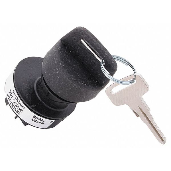 Key Switch Off-On-(On) 20A 12VDC Quick Connect Terminals