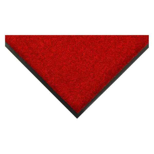 Entrance Mat, Red, 3 ft. W x 10 ft. L