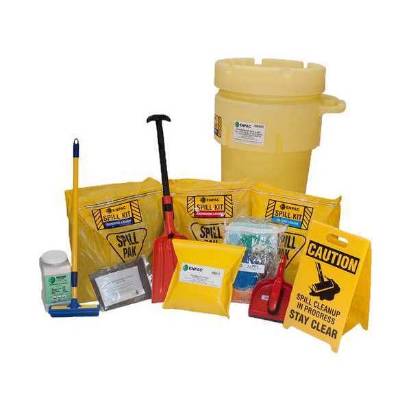 Spill Kit, Chem/Hazmat, Yellow