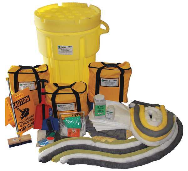 Spill Kit, Chem/Hazmat, Yellow