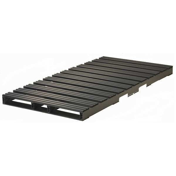 Recycled Rigid PVC Pallet, 96 in L, 48 in W, 5 in H