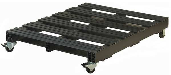 Recycled Rigid PVC Pallet, 48 in L, 40 in W, 9 in H
