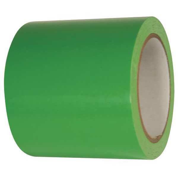 Floor Marking Tape, Roll, 4 in. W, PK2