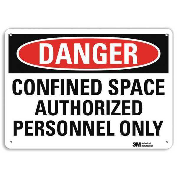 Danger Sign, 14x10 In., English, U1-1020-RA_14X10