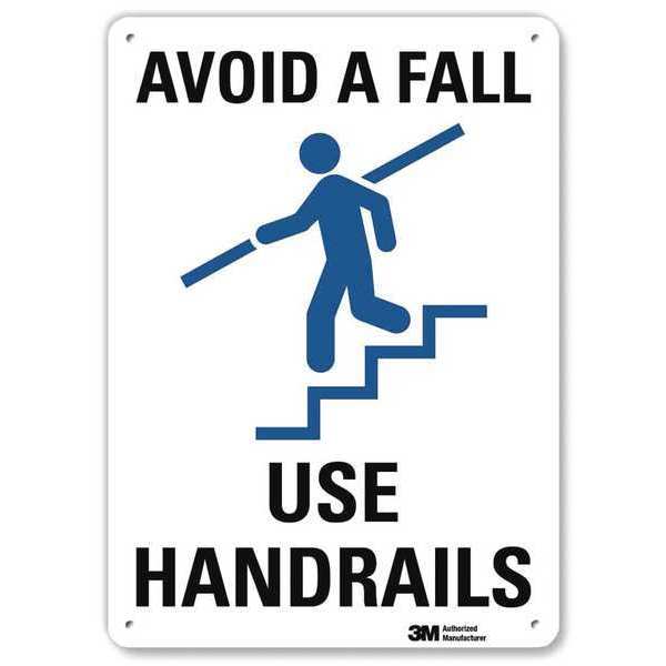 Safety Reminder Sign, 14 in Height, 10 in Width, Aluminum, Vertical Rectangle, English