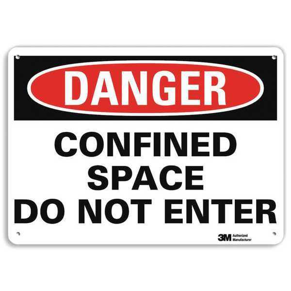 Danger Sign, 14x10 In., English, U1-1033-RA_14X10
