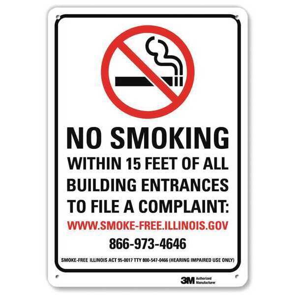 No Smoking Sign, 14 in H, 10