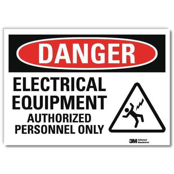 Danger Sign, 10 x 14 In.