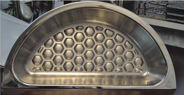 Food Pan, Round, Drain, Half Size, 3 qt.