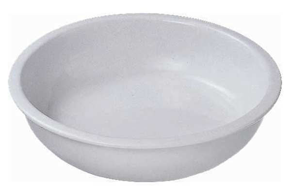 Food Pan, Round, Porcelain, 5 qt.