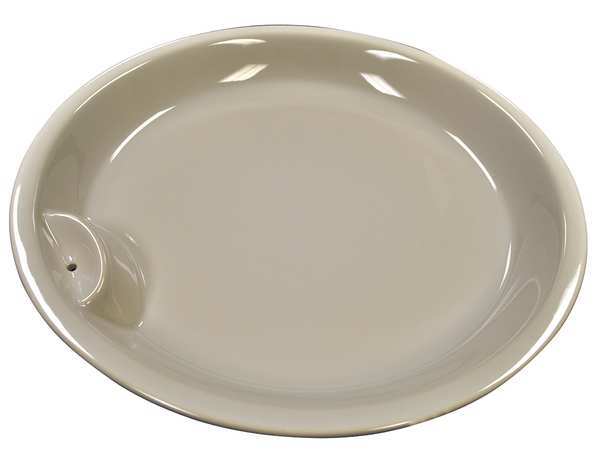 Food Pan, PorcelainRound, 2-1/2 qt.