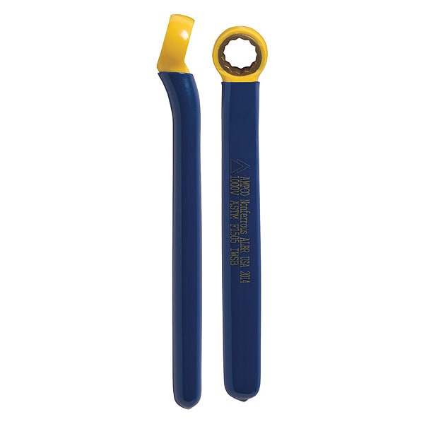 Box End Wrench, Insulated, 12 Pt, 9/16 In