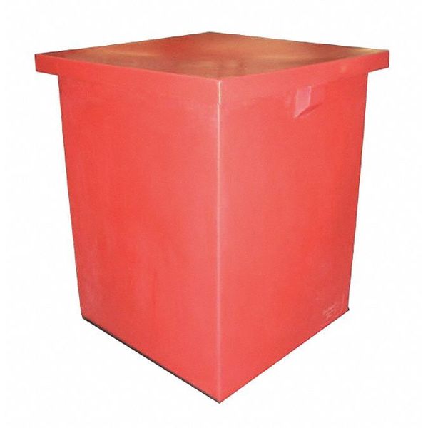 Straight Wall Container, Gray, Plastic, 23 1/4 in W, 29 1/4 in H