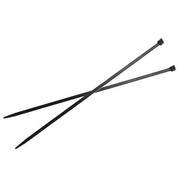 Cable Ties, Stndrd, 6/6, Nyl, UV, Black, 14.6