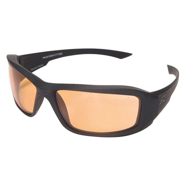 Safety Glasses, Wraparound Tiger's Eye Polycarbonate Lens, Anti-Fog, Scratch-Resistant