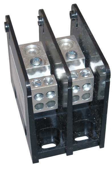 Pwr Dist Block, 175A, 2P, 2/0-14 AWG, 600VAC, Width: 1.98 in