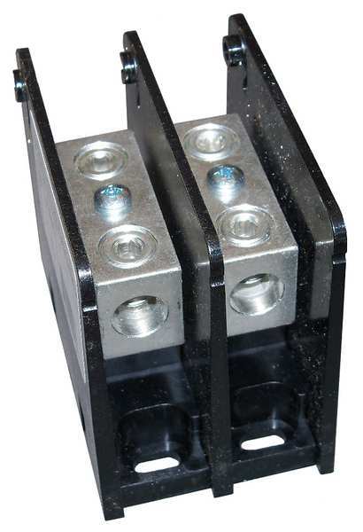 Pwr Dist Block, 175A, 2P, 1P Primary, 600VAC