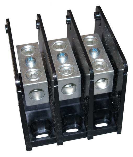 Pwr Dist Block, 175A, 3P, 2/0-14 AWG, 600VAC