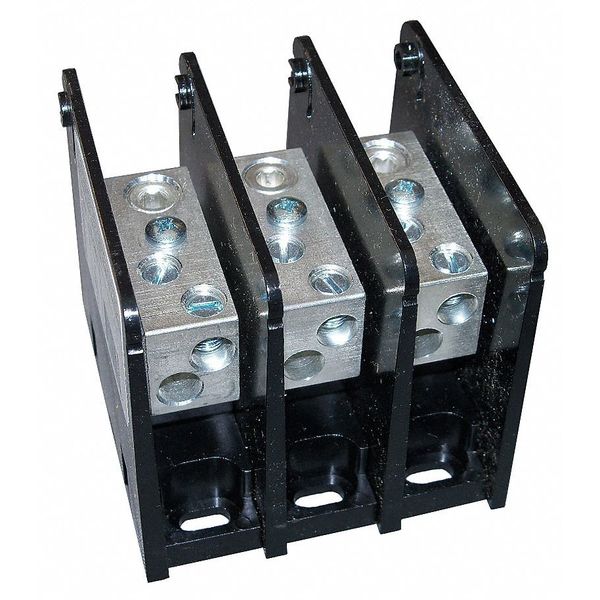 Pwr Dist Block, 175A, 3P, 2P Secndry, 600VAC