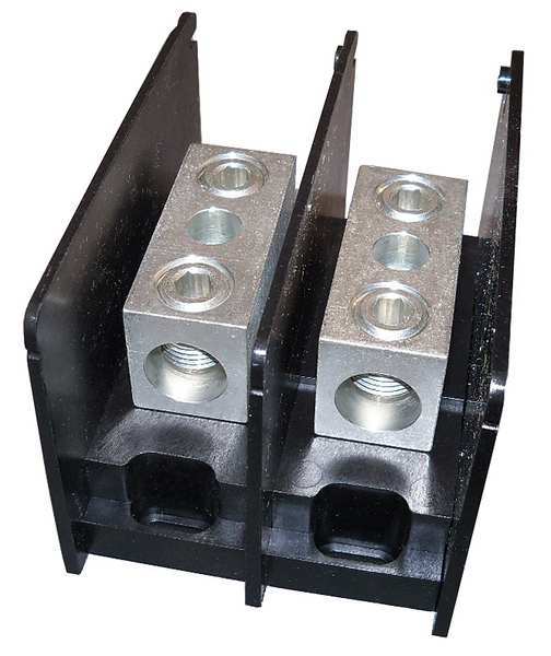 Pwr Dist Block, 310A, 2P, 1P Secondary, 600V