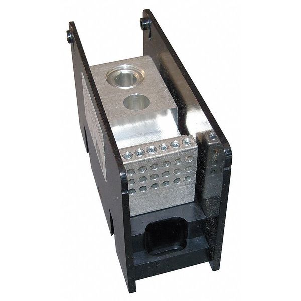 Pwr Dist Block, 380A, 1P, 4AWG-500 MCM, 600V