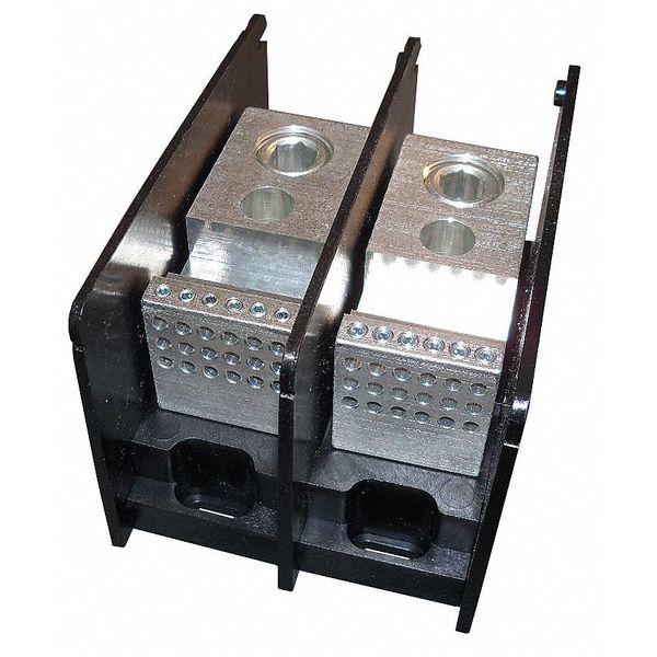Pwr Dist Block, 380A, 2P, 4AWG-500 MCM, 600V