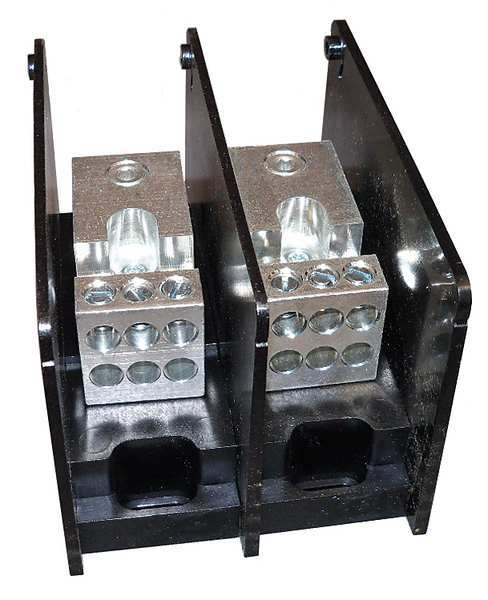 Pwr Dist Block, 175A, 2P, 6P Secndry, 600VAC
