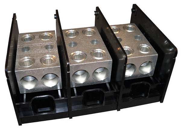 Pwr Dist Block, 760A, 3P, 2P Secndry, 600VAC