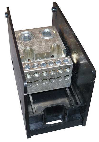 Pwr Dist Block, 760A, 1P, 12P Secndary, 600V
