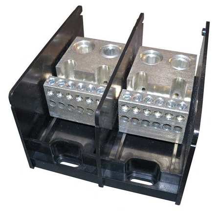 Pwr Dist Block, 760A, 2P, 4AWG-500 MCM, 600V