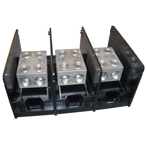 Pwr Dist Block, 620A, 3P, 2P Secondary, 600V