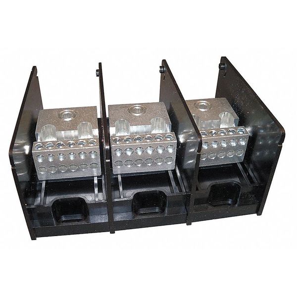 Pwr Dist Block, 310A, 3P, 12P Secndary, 600V